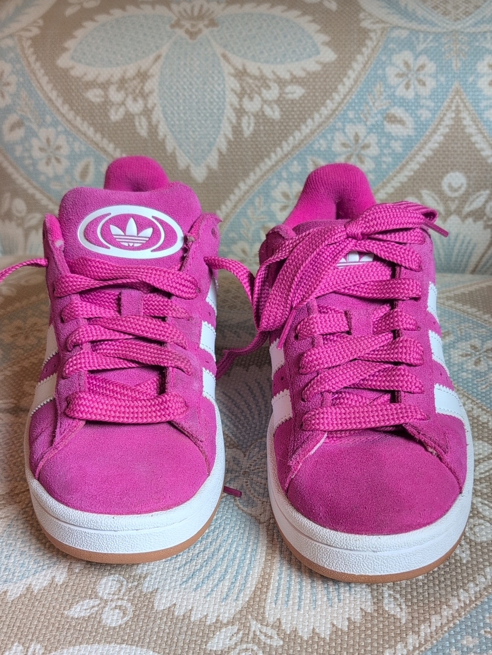 Adidas Campus 00s Bright Pink Suede Sneakers